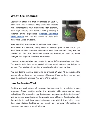 Cookies Cannabis Store Online At Cheap Price | Pharmacy Health Store