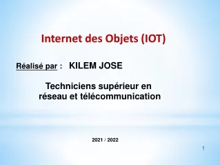 internet d es objets i ot