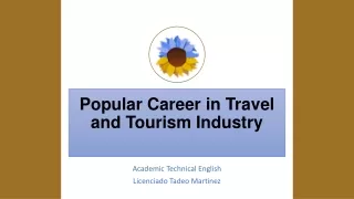 Jobs and Career sin Travel and Tourism Industry and business trips