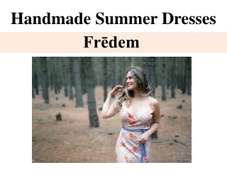 Handmade Summer Dresses