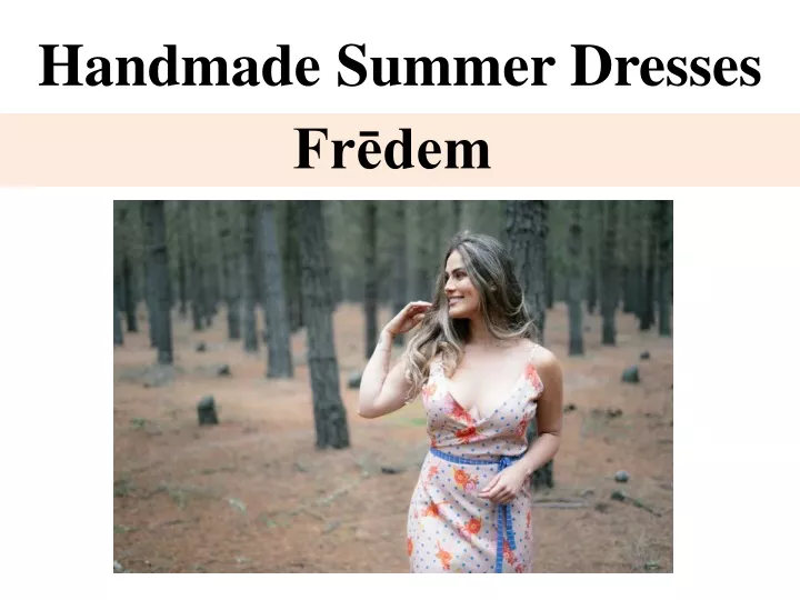 handmade summer dresses