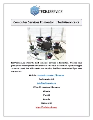 computer services edmonton tech4service ca