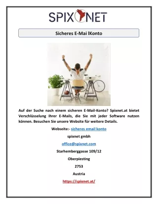 Sicheres E-Mai lKonto