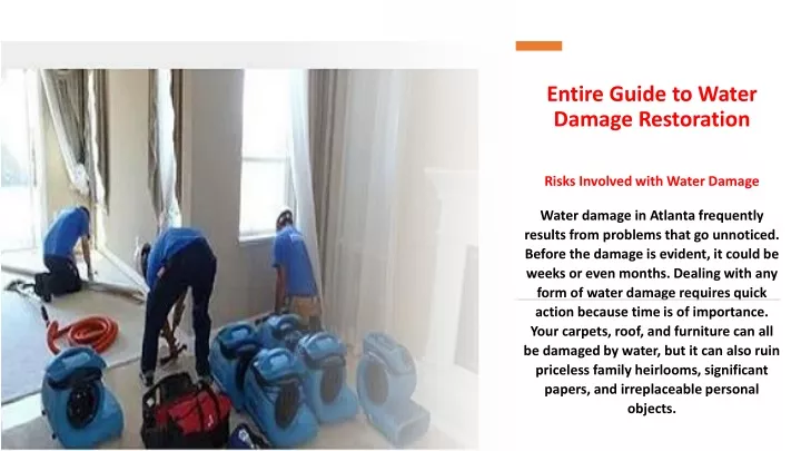 entire guide to water damage restoration