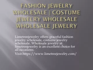 wholesale jewelry