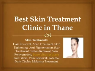 Best Skin Treatment Clinic in Thane