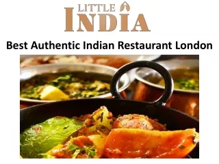 Best Authentic Indian Restaurant London
