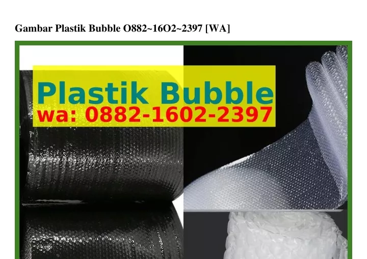 gambar plastik bubble o882 16o2 2397 wa