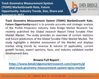 track geometry measurement system tgms