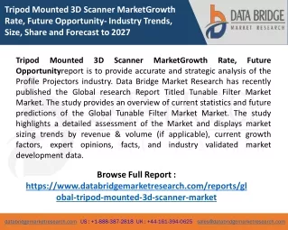 tripod mounted 3d scanner marketgrowth rate