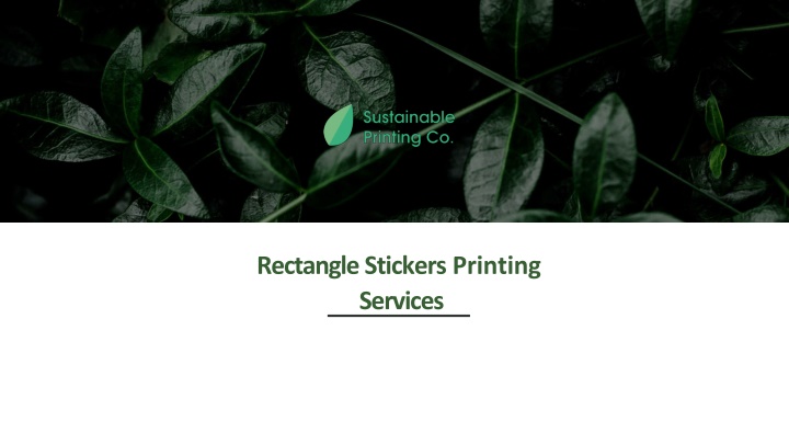 rectangle stickers printing services