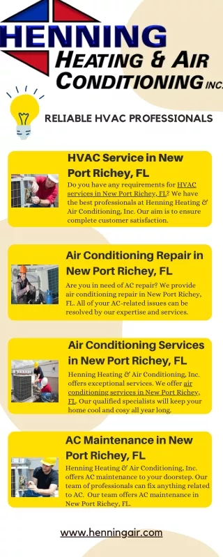HVAC Service in New Port Richey, FL