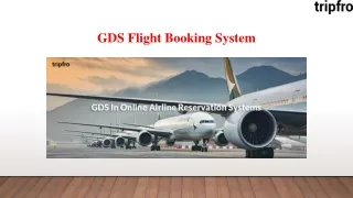 gds flight booking system