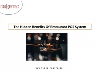 The Hidden Benefits Of Restaurant POS Software  