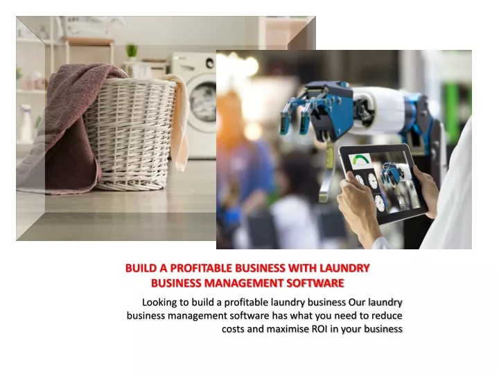 build a profitable business with laundry business management software