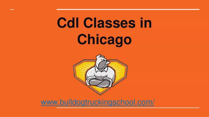 cdl classes in chicago