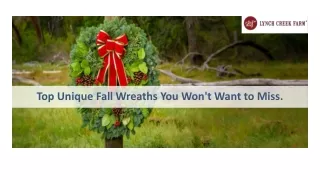 Top Unique Fall Wreaths You Won't Want to Miss.