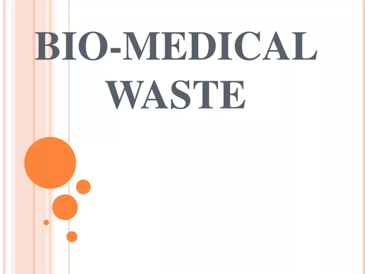bio medical waste