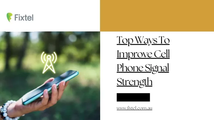 top ways to improve cell phone signal strength
