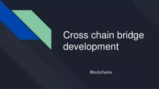 cross chain bridge development