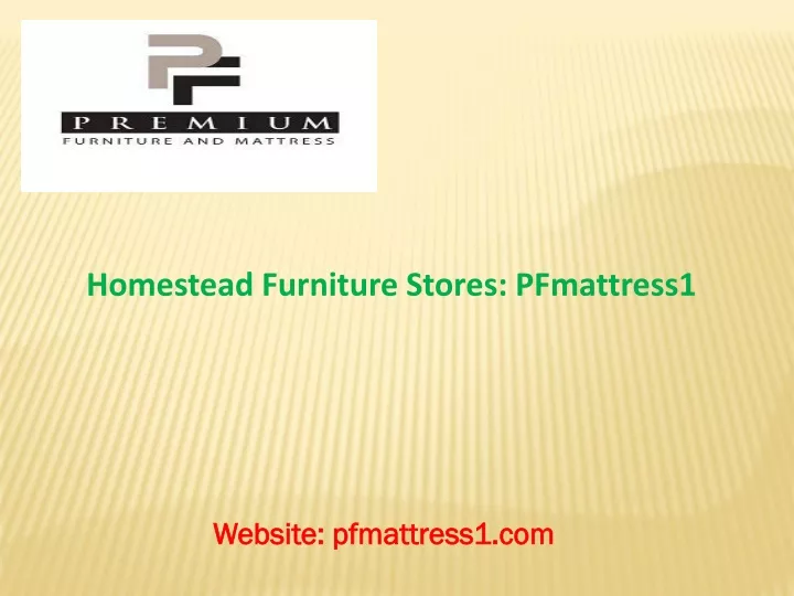 homestead furniture stores pfmattress1