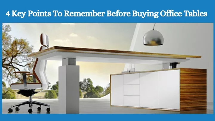 4 key points to remember before buying office