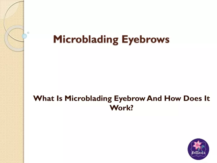 microblading eyebrows