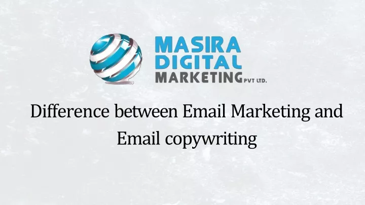 difference between email marketing and email copywriting