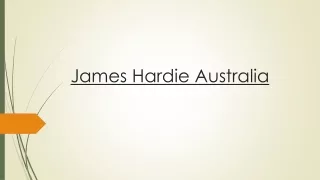 james hardie australia