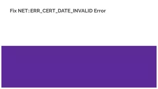 fix net err cert date invalid error