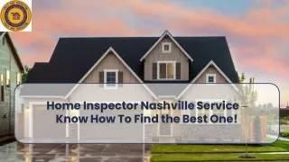 Nashville Home Inspector