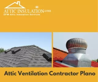 attic ventilation contractor plano