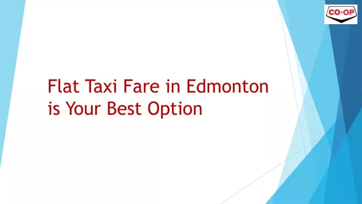 flat taxi fare in edmonton is your best option