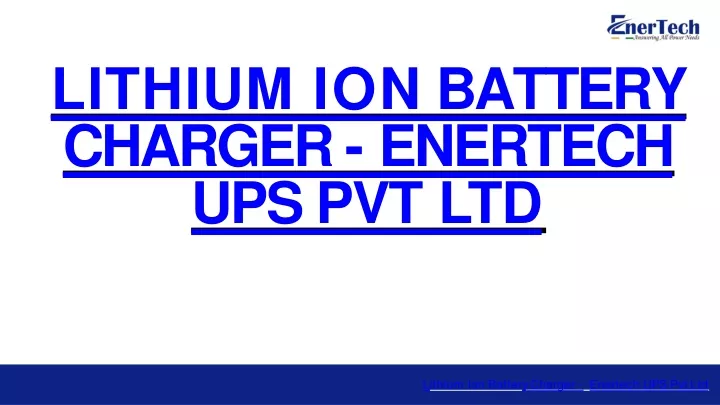 lithium ion battery