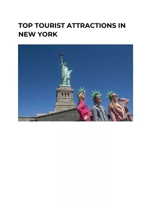 top tourist attractions in new york