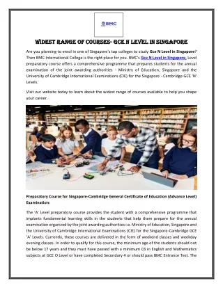 widest range of courses widest range of courses