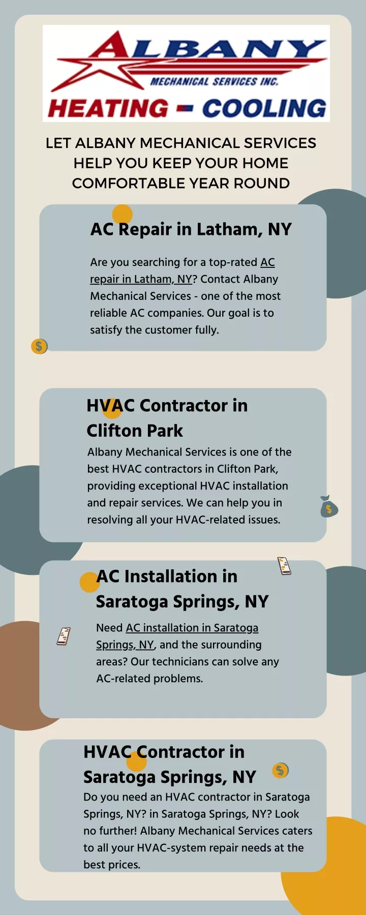 let albany mechanical services help you keep your