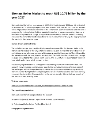 biomass boiler market to reach us 10 75 billion