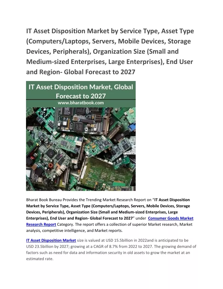 it asset disposition market by service type asset