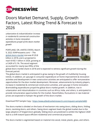 doors-market-demand-supply-growth-factors-latest-rising-trend-forecast-to-2026-1
