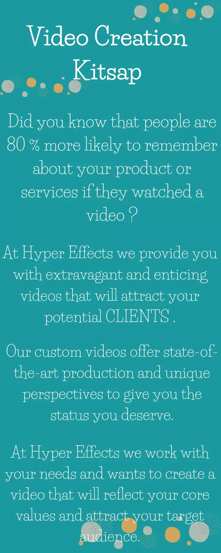 video creation kitsap