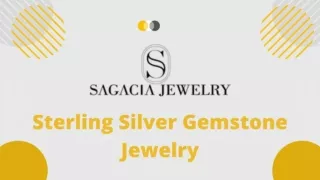 Sterling Silver Gemstone Jewelry