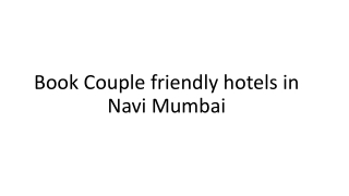 Book Couple Friendly Hotels in Bangalore with Bag2Bag Rooms