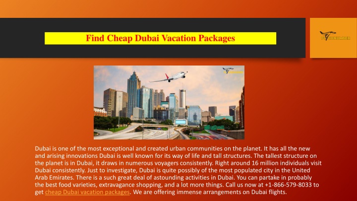 find cheap dubai vacation packages
