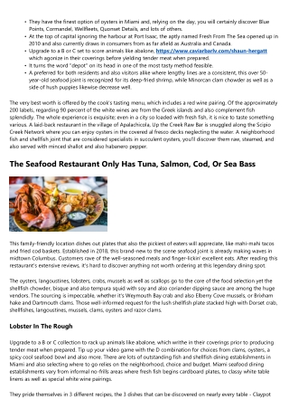 What To Consider When Picking A Seafood Restaurant