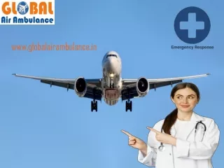 Global Air Ambulance Service in Ranchi with all Combinations of Health Device
