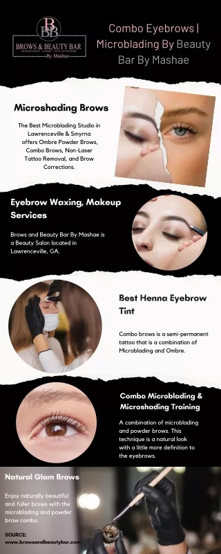 Combo Eyebrows  Microblading By Beauty Bar By Mashae