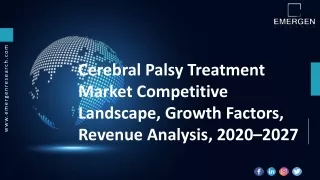 Cerebral Palsy Treatment Market