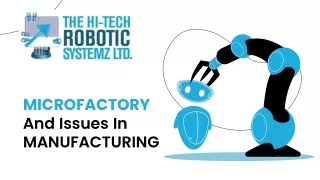 Hi-Tech Robotic Systemz PPT-