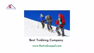 Best Trekking Company